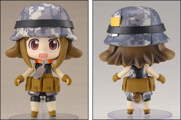 粘土人 #196 魔法の海兵队员ぴくせる☆まりたん 艾米酱 Desert ver.