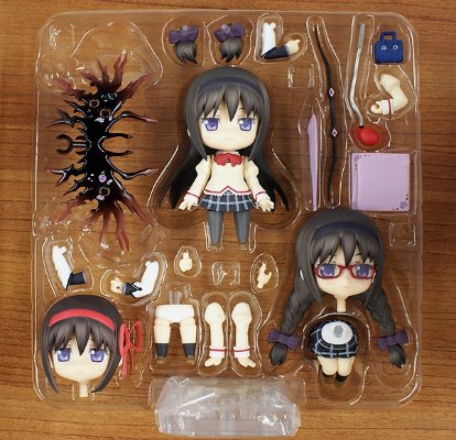 粘土人 #208 魔法少女小圆 晓美焰 学校统一版