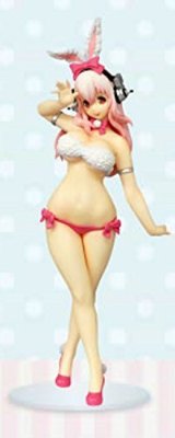 超级索尼子 概念手办 复活节兔女郎 白&粉