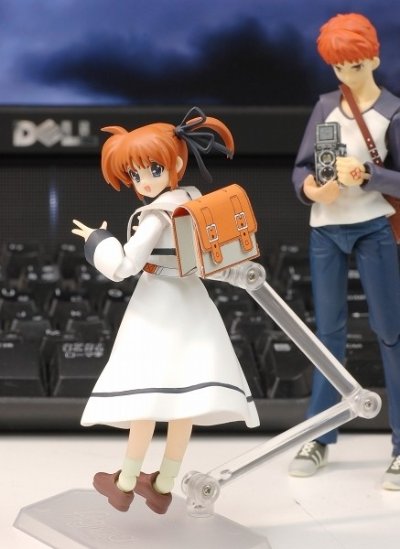 figma #SP-7 魔法少女奈叶 エース&魔法少女奈叶 A's PORTABLE - THE BATTLE OF ACES - 高町 なのは|尤诺・斯克莱亚 School Uniform 