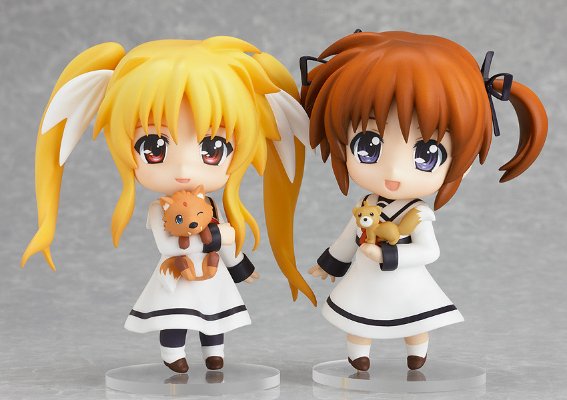 粘土人 #254 魔法少女奈叶 电影2 A的艺术 & 菲特·泰斯塔罗沙 私立圣祥大付属小学校制服
