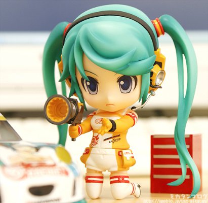 粘土人 #109a 良笑赛车 VOCALOID 初音未来 Racing 2010