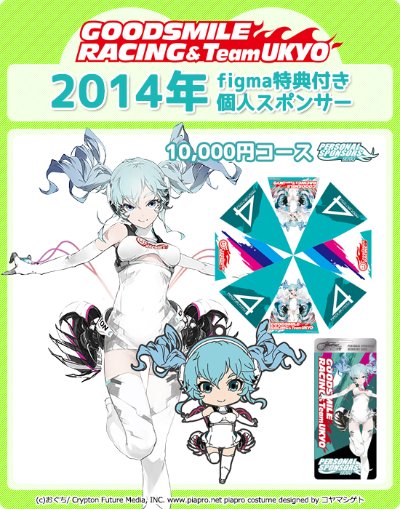 figma #SP-54 GOOD SMILE Racing&VOCALOID 初音未来 赛车初音 2014 ver.
