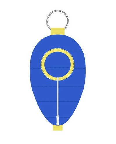 粘土人 粘土人睡袋 蓝色