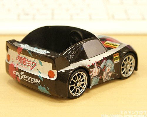 粘土人 #075 赛车良笑和VOCALOID 初音未来 黑色版