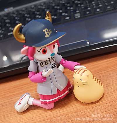 figma #EX-010 欧力士野牛棒球队官方吉祥物 猛牛贝尔 客场版