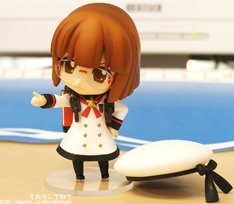 粘土人 #096-A 魔法海军陆战队くせる☆まりたん じえいたん  海洋版本>