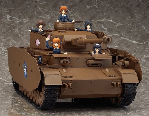 figma#EX-031 少女与战车 鮟鱇队套装