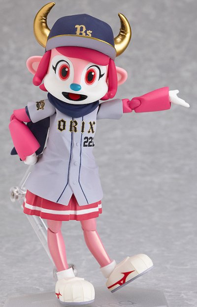 figma #EX-010 欧力士野牛棒球队官方吉祥物 猛牛贝尔 客场版