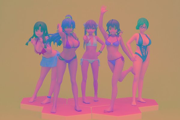 ビーチクイーンズ ビーチクイーンズプレミアム 翠星之加尔刚蒂亚 リジット Swimsuit ver. 