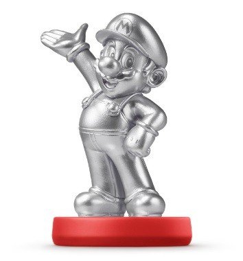 amiibo 超级马里奥系列 马里奥 银色