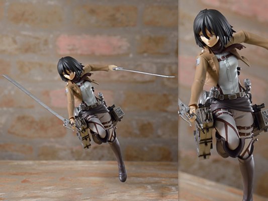 PM 手办 进击的巨人 ミカサ・アッカーマン 立体机动Ver. 