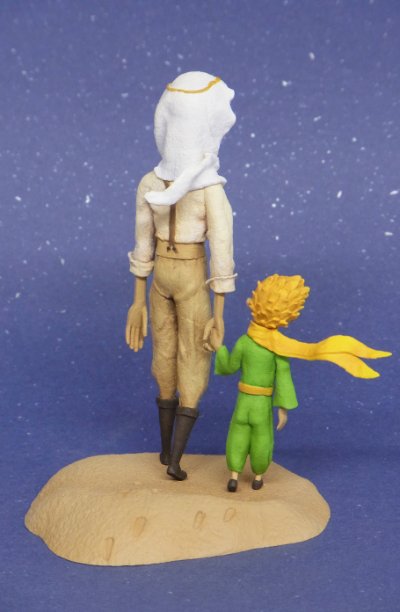 星の王子さま 飞行士&星の王子さま 