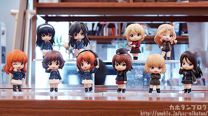 迷你黏土人 少女与战车 冷泉麻子 