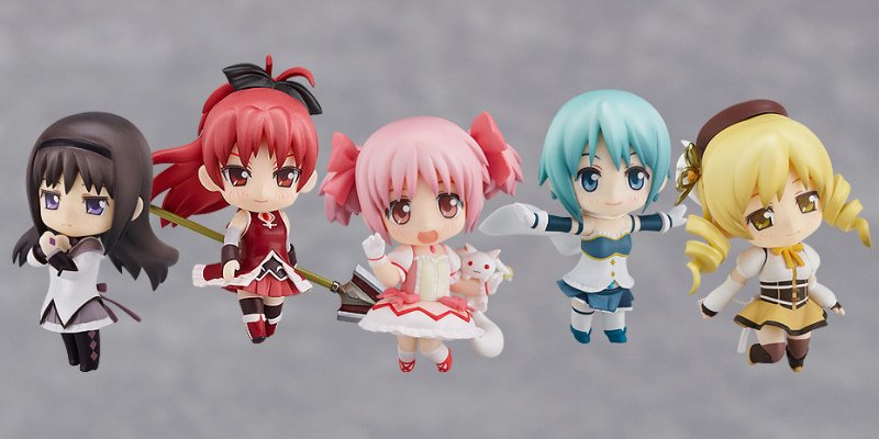 迷你黏土人 魔法少女小圆 美树沙耶香 