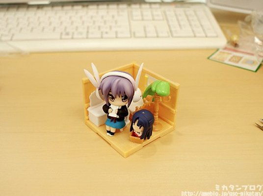 迷你黏土人 凉宫春日ちゃんの忧郁 长门有希 Haruhi-chan 