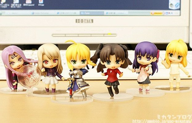 迷你黏土人 Fate/Stay Night SABER Pajama 