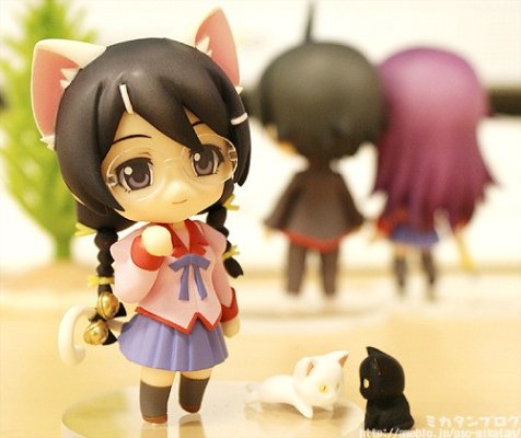 迷你黏土人 化物语 战场原黑仪 