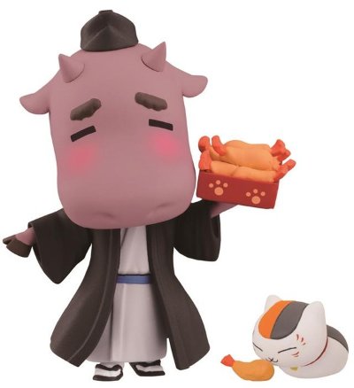 ちびきゅんｷｬﾗ 一番赏 夏目友人帐トリビュートギャラリー～えんむすび物语～ 夏目友人帐 斑 （猫咪老师）&牛脸中级妖怪 