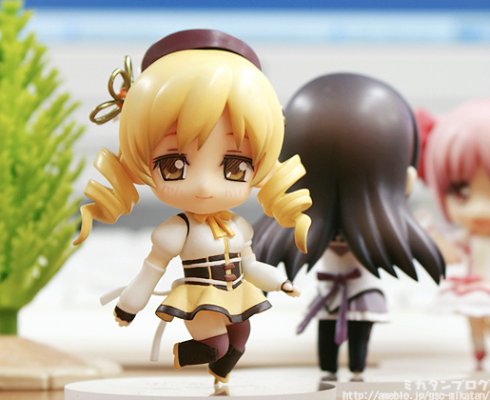 迷你黏土人 魔法少女小圆 鹿目圆香&キュゥべえ 