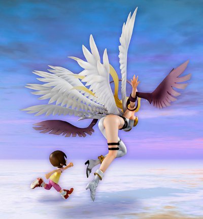 GEM系列 数码宝贝 天女兽 与  八神嘉儿