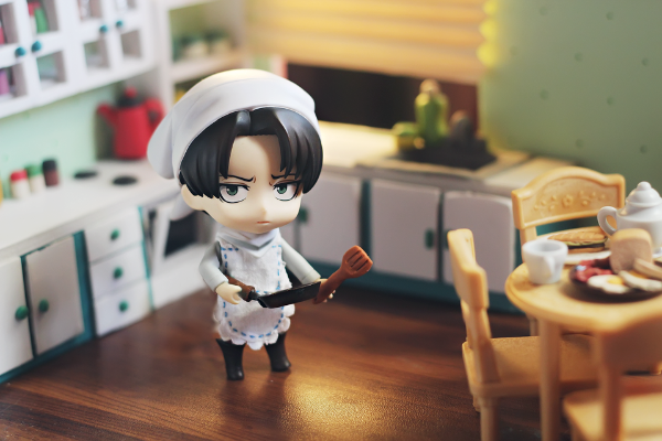 粘土人 #417 进击的巨人 利维尔 清洁