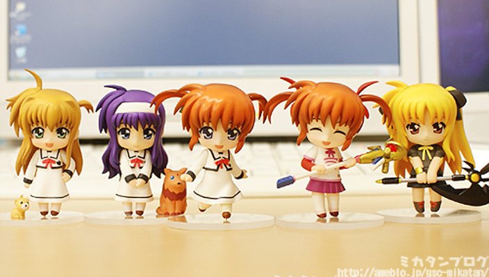 迷你黏土人 魔法少女奈叶MOVIE 1st 高町奈叶 Casual Clothes 