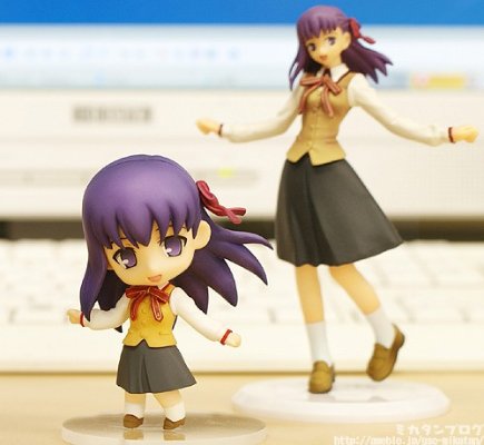 迷你黏土人 Fate/Stay Night 间桐桜 School Uniform 
