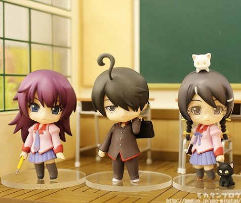 迷你黏土人 化物语 战场原黑仪 