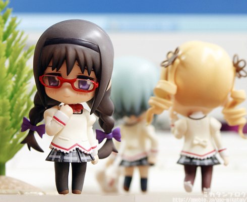 迷你黏土人 魔法少女小圆 キュゥべえ&美树 さやか 