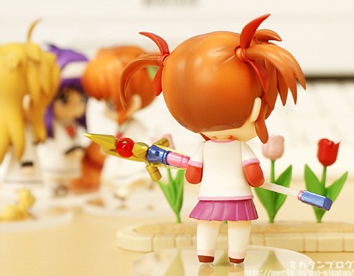 迷你黏土人 魔法少女奈叶MOVIE 1st アルフ&月村 すずか School Uniform 