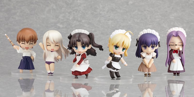 迷你黏土人 フェイト／ホロウアタラクシア SABER Maid ver. 