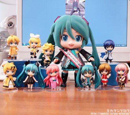 黏土人 ぷち VOCALOID 巡音ルカ 