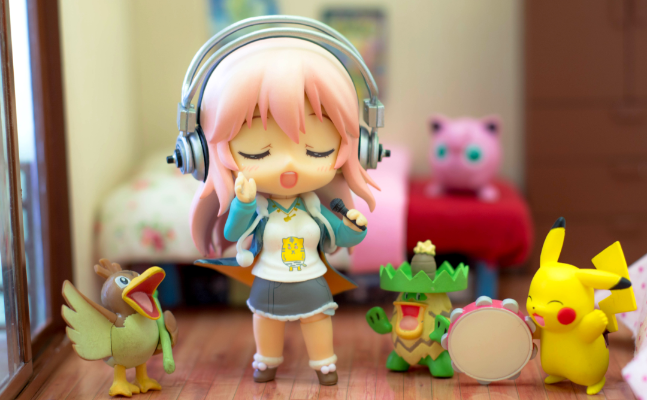 粘土人 #252 超级索尼子 虎纹衣装