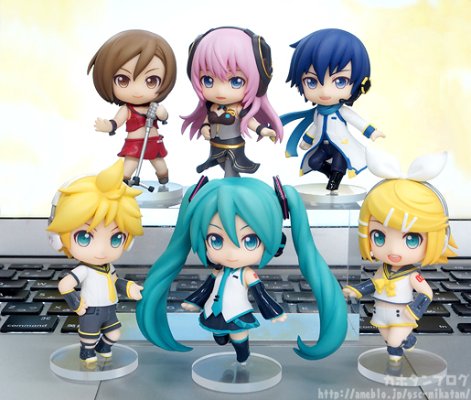 迷你黏土人 初音未来 りにゅーある VOCALOID 凯特 V3 