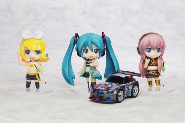 Miku GT Pull-Back Mini Car