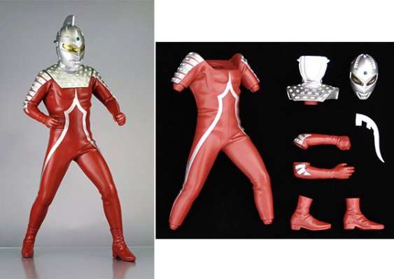 巨型软胶进阶版 MSA-010 奥特赛文 涂装完成组装模型