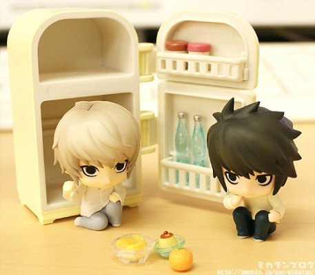 迷你黏土人 死亡笔记 ニア Crouching 