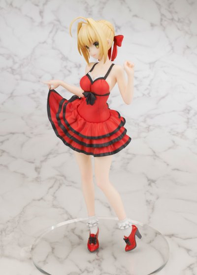 Fate/EXTRA CCC Saber 深红现代服
