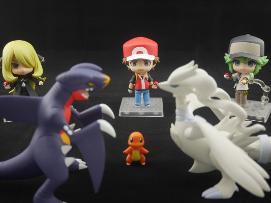 粘土人#507 宝可梦 烈咬陆鲨+竹兰