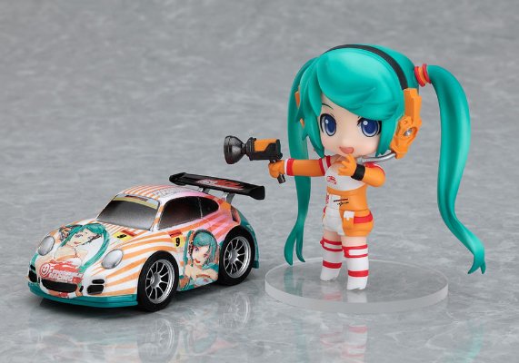 迷你黏土人 GOOD SMILE Racing&VOCALOID 初音未来 RQ 2 Ver. 