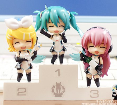 迷你黏土人 GOOD SMILE Racing&VOCALOID 初音未来 Racing 2011