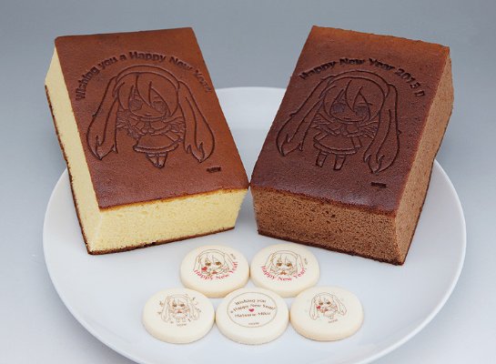 迷你黏土人 VOCALOID 初音未来 Christmas Piano Cake 