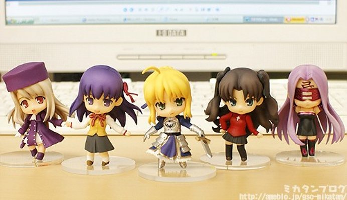 黏土人 ぷち Fate/Stay Night SABER Excalibur 