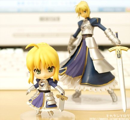 黏土人 ぷち Fate/Stay Night SABER Excalibur 