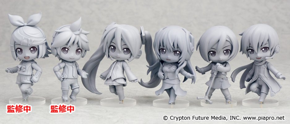 迷你黏土人 初音未来 りにゅーある VOCALOID 镜音リン V4X 