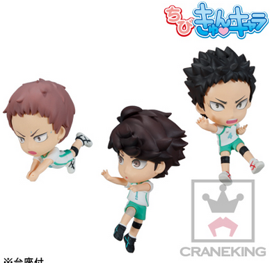 ちびきゅんｷｬﾗ ハイキュー!! 迷你Q ～拉丝特1点の攻防～ Aoba Jousai ハイキュー!! 岩泉一 