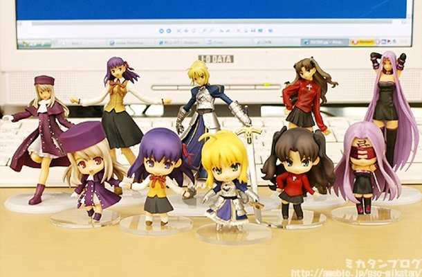Fate/stay night トレーディング手办 Fate/Stay Night 远坂凛