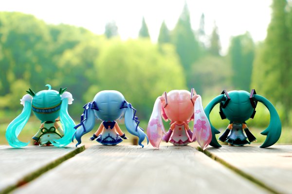 粘土人 #380 初音未来 & 兔子・雪根 雪版本2014