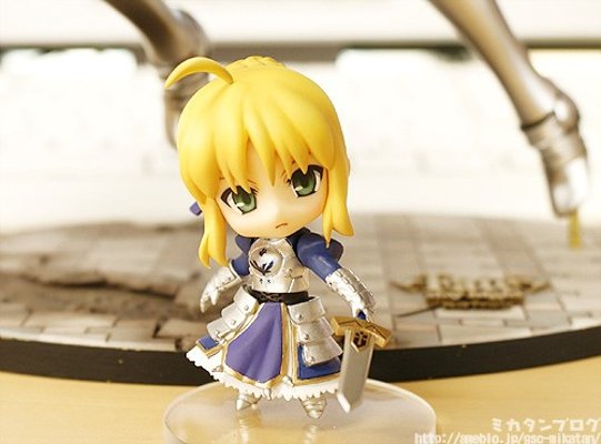 黏土人 ぷち Fate/Stay Night SABER Excalibur 